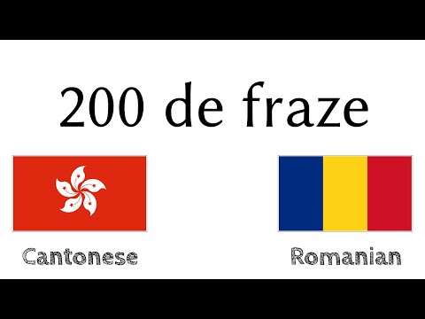 200 de fraze - Cantoneza - Română