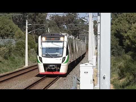 Transperth B-series 107/70 arrives at Lakelands