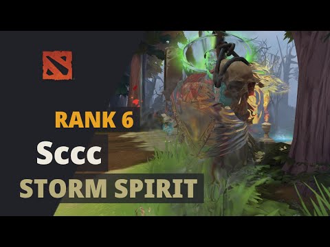 Sccc (Rank 6) plays Storm Spirit Dota 2 Full Game