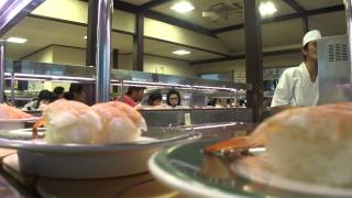 preview picture of video 'The store of popular rotation sushi in Mito-city,Ibaraki,JAPAN'