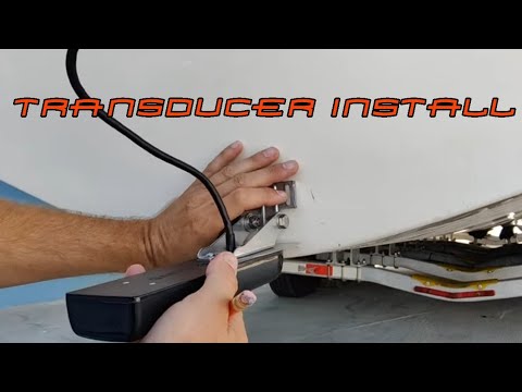 Installing A Garmin Transom Mount Transducer #Tips #Tricks #Episode178