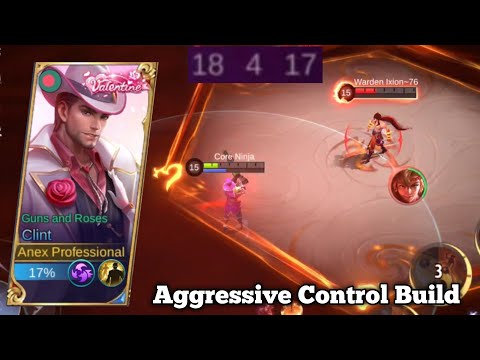 Clint Perfect best build to Destroy meta hero on battle field mobile legends