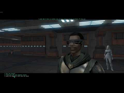 Star Wars: KOTOR II - Enclave Ruins / Rebuild HK-47 / Visas (Part 9) -Full Walkthrough No Commentary