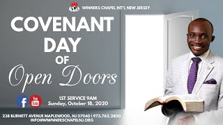 Sunday October 18th, 2020: Covenant Day of Open Doors Service