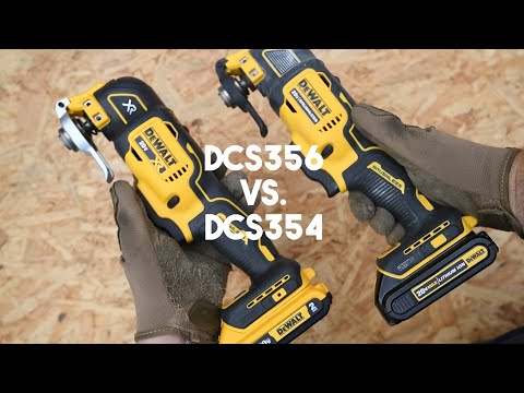 DeWALT multitool DCS356 vs DCS354