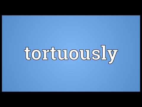 image-Which is correct tortuous or torturous?