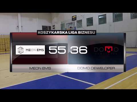 Meon EMS vs DOMO Deweloper - V kolejka - I Liga Poznań - Koszykarska Liga Biznesu
