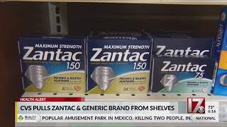 Popular heartburn drug, Zantac, pulled off market