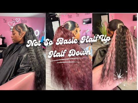 How To : Not So Basic Half Up Half Down 💕 SlayMas Day...
