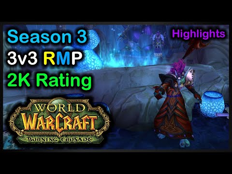 2000 TBC Rogue Mage Priest 3v3 - Season 3 PvP