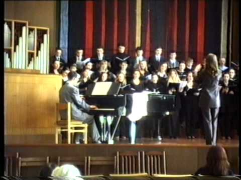 J.Rutter 1/7 Requiem aeternam. Choir of Kaunas J.Gruodis conservatory in Lithuania.