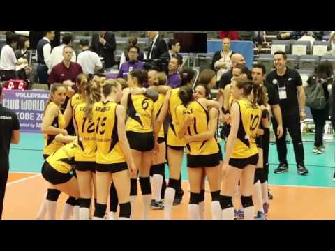 Vakif Family celebrating their Championship in FIVB Women's CWC