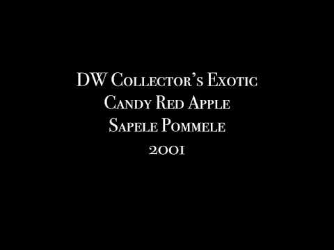 DW Collector’s Exotic Candy Apple Red over Sapele Pommele 2001