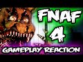 FNAF 4 GAMEPLAY REACTION || Official DEMO ...