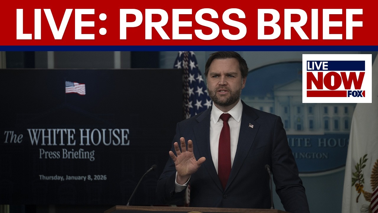 LIVE: VP Vance holds White House press briefing following Leavitt's exit