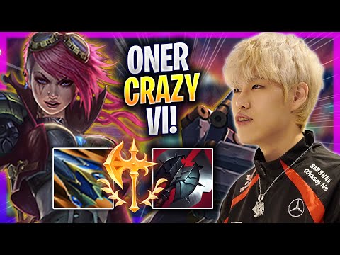 ONER IS SO CRAZY WITH VI! - T1 Oner Plays Vi JUNGLE vs Lee Sin! | Season 2024