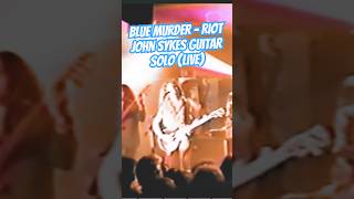 Blue Murder - Riot - John Sykes Guitar Solo (Live - with technical issues included!) #johnsykes #rip
