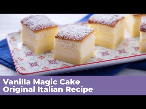 VANILLA MAGIC CAKE - Orignal Italian Recipe