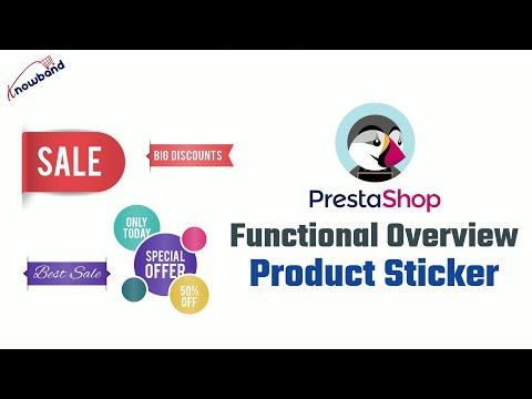 Knowband Prestashop Product Sticker and Label Addon - Functional Overview