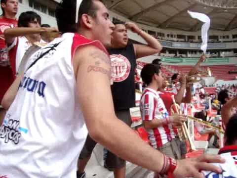 "Comando rojiblanco NECAXA vs merida 2" Barra: Comando Rojiblanco &bull; Club: Club Necaxa