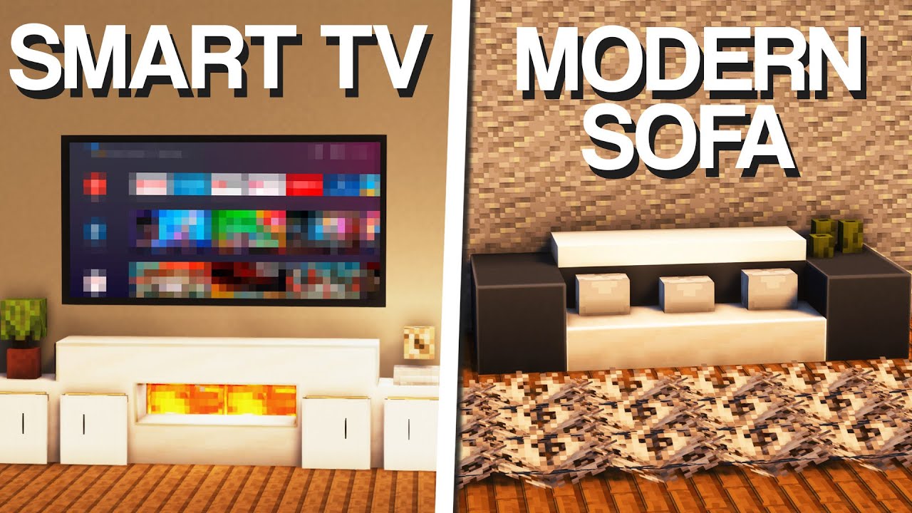 Minecraft: 10+ Living Room Build Ideas & Designs!