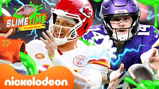 Most ELECTRIFYING NFL Slimetime Moments! ⚡️🏈 (Best Plays, Touchdowns, & More) | Nick Sports