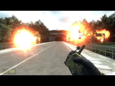 Garrys mod - Карта с полной разрушаемостью .
