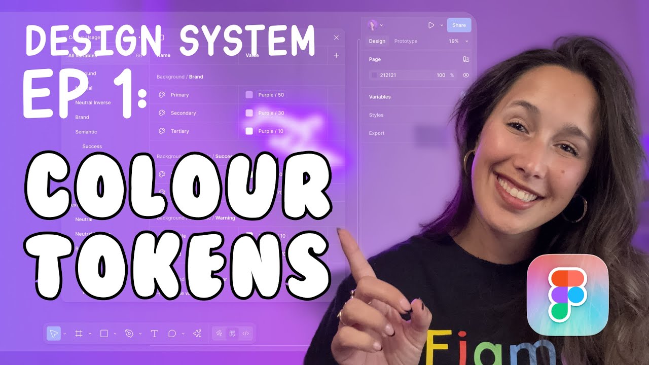 Figma Design System 2025 - Colour Tokens [ Ep 1] | Figma Variables Colors