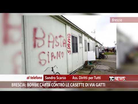 Brescia: Molotov cocktails targeted the houses on Via Gatti.