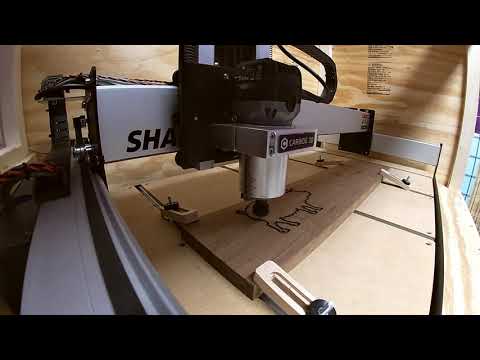 CNC Time Lapse of   PIGS they make Bacon Sign    No Sound