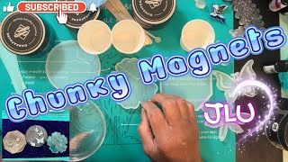 Resin Project - Super Chunky Magnets with Water drop Effect & Steam Punk🦋🧊🥶 @diankapours6214