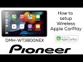 How To - Pioneer DMH-WT3800NEX - Wireless Apple CarPlay Setup
