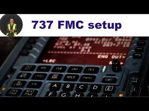 ✈ Boeing 737 FMC setup ✈ REAL AIRCRAFT!!