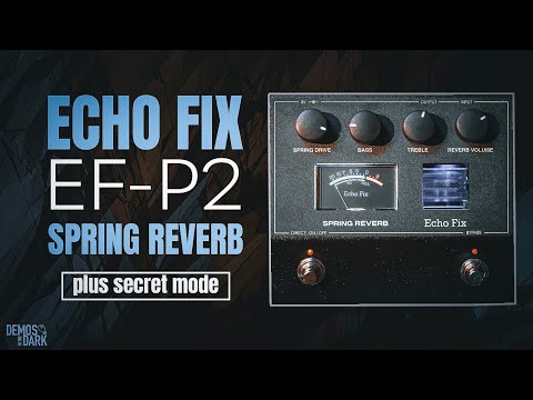 Echo Fix EF-P2 Spring Reverb 2023 - Present - Black image 2
