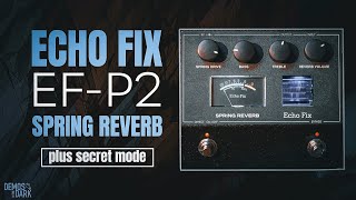 Video thumbnail for Echo Fix EF-P2 Spring Reverb Pedal | Guitar Pedal Demo by Demos In The Dark