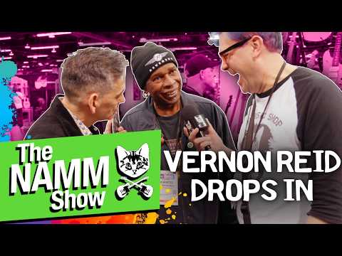 Vernon Reid (Living Colour) Reveals the New Reverend “Darque” — Floyd Rose + Totem Vibes | NAMM 2026