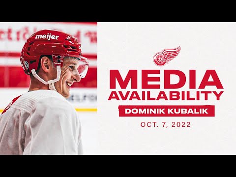 Dominik Kubalik ahead of Detroit vs. Toronto