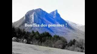 preview picture of video 'Sisteron - Mangez des pommes - Jacques Mantz'