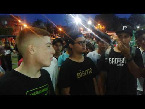 CHINIKO LEA KLEROX VS LOS PIBES QUE RAPEAN LOS MIERCOLES /CUARTOS( 4EDICION )3VS3 - PUENTE EN LLAMAS