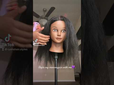 Watch me style my mannequin💜.