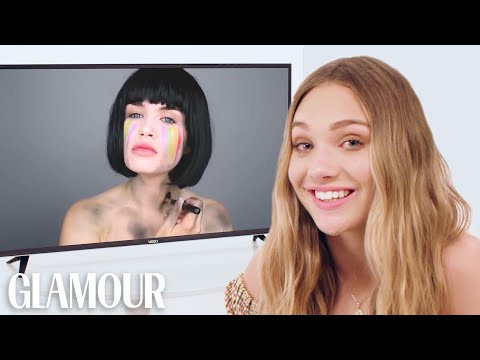 Maddie ZieglerはYouTubeでビューティのチュートリアルをチェックします。 (Maddie Ziegler Fact Checks Beauty Tutorials on YouTube | Glamour)
