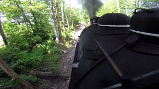 preview picture of video 'Charging Up The Hill-LVC 0-6-0T 126 Walkersville Southern RR'