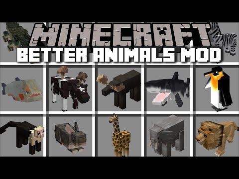 MC Naveed - Minecraft - Minecraft BETTER ANIMAL PLUS MOD / FIGHT OFF DANGEROUS ANIMALS and BREED THEM !! Minecraft Mods