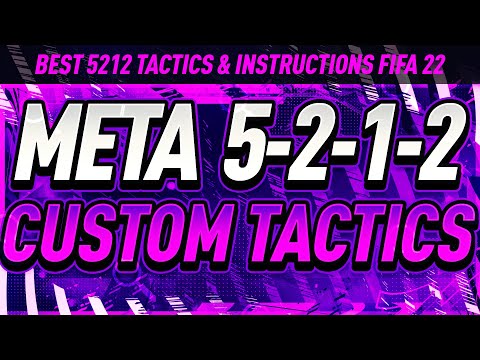 BEST 5212 CUSTOM TACTICS! META TACTICS & INSTRUCTIONS FOR 5-2-1-2 FIFA 22 ULTIMATE TEAM!