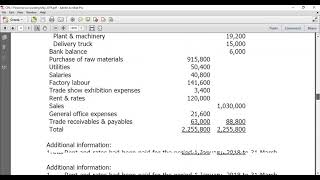 MANUFACTURING ACCOUNTS (QUESTION AND ANSWER)- SUBSCRIBE TO OUR CHANNEL