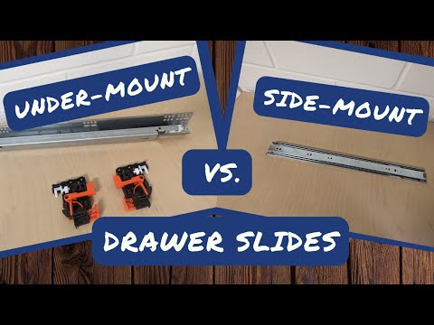 Undermount Drawer Slides - Why We Use Them and Why You Should Too!