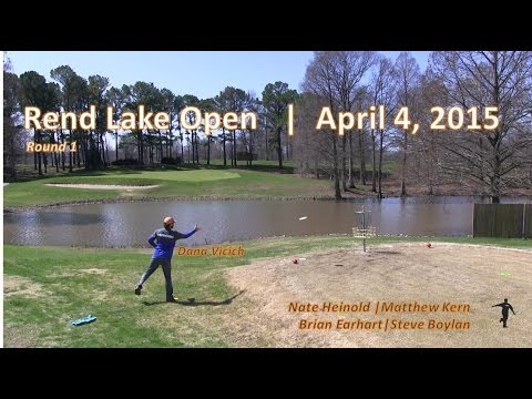 The Disc Golf Guy - Vlog #280 - Rend Lake B-Tier - Rnd 1 - Vicich, Heinold, Kern, Boylan, Earhart
