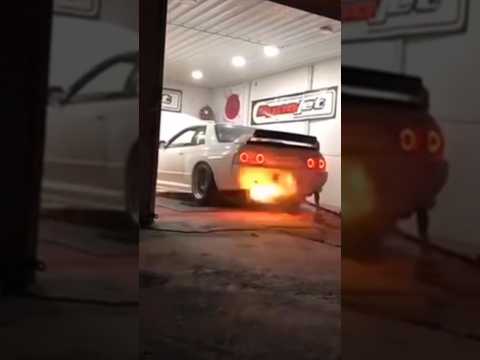 Gtr R32 Dyno run Stutututu Turbo whistles + anytilags🔥