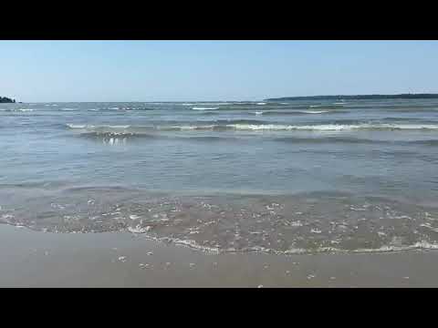 Beach Water Splashing Waves