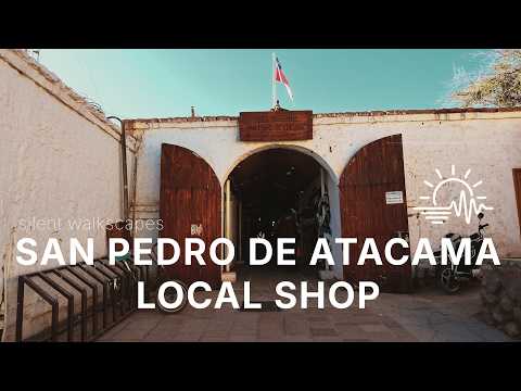 [4K] San Pedro de Atacama Craft Market & Historic Church | Silent Walk (30fps)
